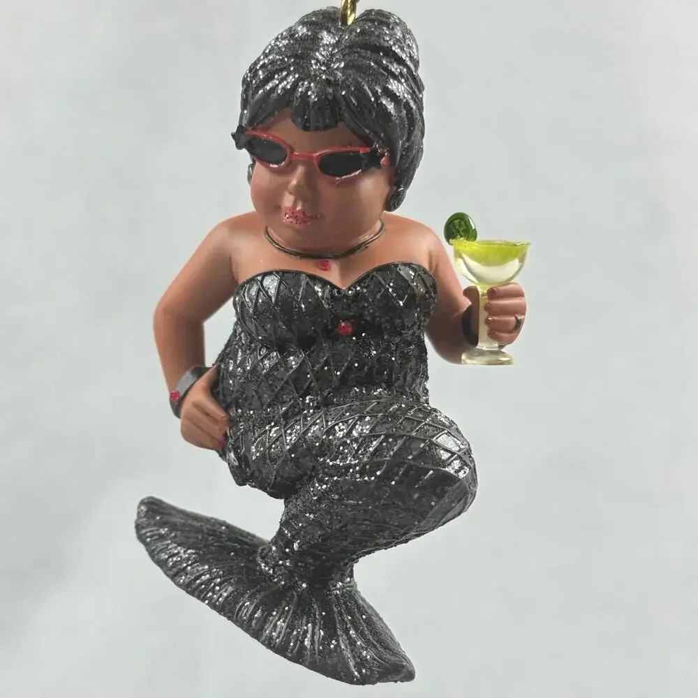 December Diamonds Margarita Cocoa Mermaid Ornament 2008 Hard to Find 55-90416